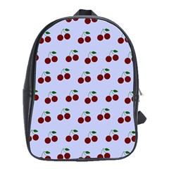 Blue Cherries School Bag (xl)