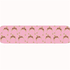 Pink Beige Hats Large Bar Mats