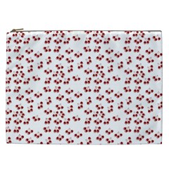 Red Cherries Cosmetic Bag (xxl)  by snowwhitegirl