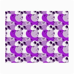 Purple Cherry Dots Small Glasses Cloth (2-side)