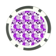 Purple Cherry Dots Poker Chip Card Guard (10 Pack)