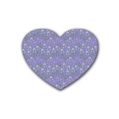 Winter Hats Blue Heart Coaster (4 Pack) 