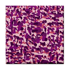 Pink Camo Tile Coasters