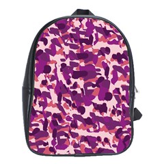 Pink Camo School Bag (xl) by snowwhitegirl