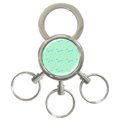 Minty Hearts 3-ring Key Chains