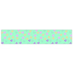 Minty Hearts Small Flano Scarf by snowwhitegirl