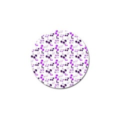 Purple Cherries Golf Ball Marker (4 Pack)