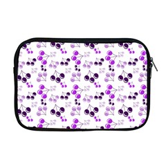 Purple Cherries Apple Macbook Pro 17  Zipper Case by snowwhitegirl