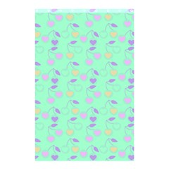 Mint Heart Cherries Shower Curtain 48  X 72  (small)  by snowwhitegirl