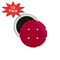 Red Dot 1 75  Magnets (10 Pack) 