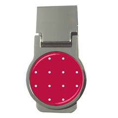 Red Dot Money Clips (round) 