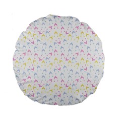 Pastel Hats Standard 15  Premium Round Cushions