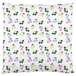 Green Cherries Large Cushion Case (Two Sides) Front