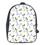 Green Cherries School Bag (XL) Front
