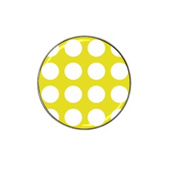 Big Dot Yellow Hat Clip Ball Marker (4 Pack) by snowwhitegirl