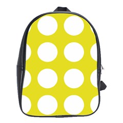 Big Dot Yellow School Bag (large)