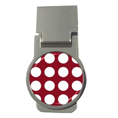 Big Dot Red Money Clips (round)  by snowwhitegirl