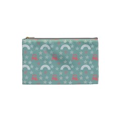 Music Stars Sky Blue Cosmetic Bag (small) 