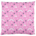 Music Star Pink Large Cushion Case (Two Sides) Front