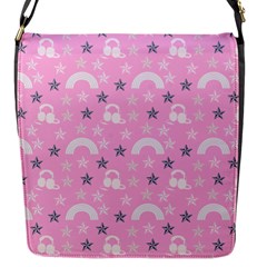 Music Star Pink Flap Messenger Bag (s) by snowwhitegirl
