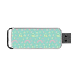 Music Stars Seafoam Portable Usb Flash (two Sides)