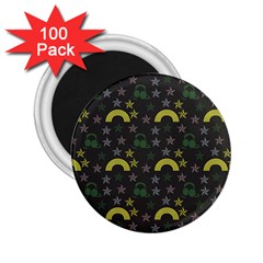 Music Star Dark Grey 2 25  Magnets (100 Pack) 