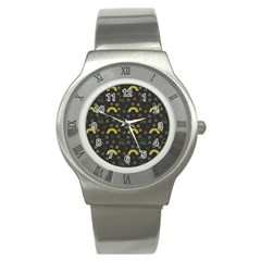 Music Star Dark Grey Stainless Steel Watch by snowwhitegirl