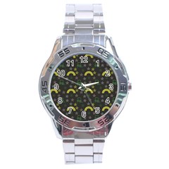 Music Star Dark Grey Stainless Steel Analogue Watch by snowwhitegirl