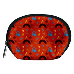 Music Stars Red Accessory Pouches (medium) 