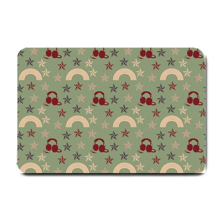 Music Stars Green Small Doormat 