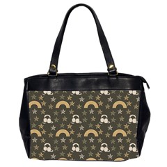 Music Stars Grey Office Handbags (2 Sides)  by snowwhitegirl