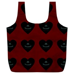 Cupcake Blood Red Black Full Print Recycle Bags (l)  by snowwhitegirl