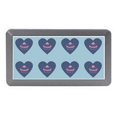 Cupcake Heart Teal Blue Memory Card Reader (mini)