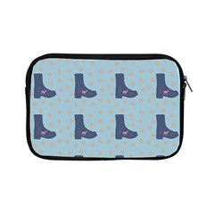 Deer Boots Teal Blue Apple Ipad Mini Zipper Cases