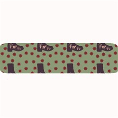 Deer Boots Green Large Bar Mats