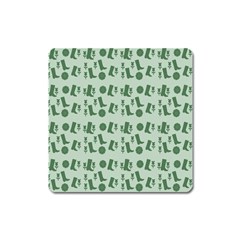 Green Boots Square Magnet by snowwhitegirl