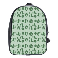 Green Boots School Bag (large)