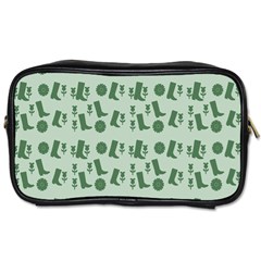 Green Boots Toiletries Bags 2-side by snowwhitegirl