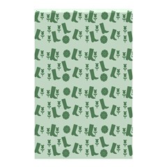 Green Boots Shower Curtain 48  X 72  (small) 