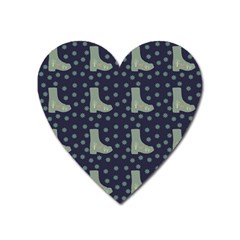 Blue Boots Heart Magnet by snowwhitegirl