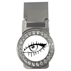 Drawn Eye Transparent Monster Big Money Clips (cz)  by Alisyart