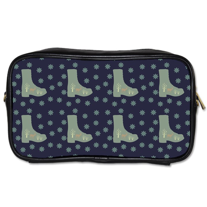 Blue Boots Toiletries Bags 2-Side