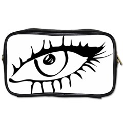 Drawn Eye Transparent Monster Big Toiletries Bags 2-side