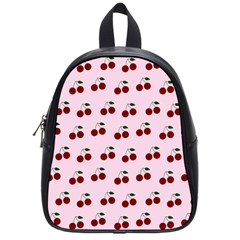 Pink Cherries School Bag (small)