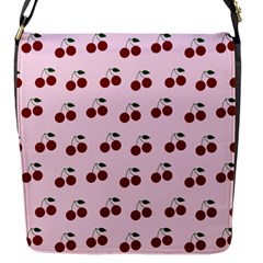 Pink Cherries Flap Messenger Bag (s)