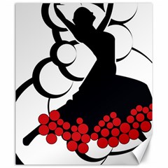 Flamenco Dancer Canvas 20  x 24  