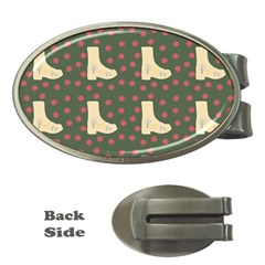 Green Boot Money Clips (oval)  by snowwhitegirl