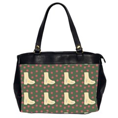 Green Boot Office Handbags (2 Sides) 