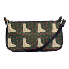 Green Boot Shoulder Clutch Bags by snowwhitegirl