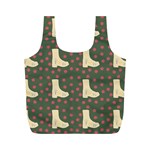 Green Boot Full Print Recycle Bags (M)  Back